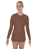 Solid Lycra LS Open Back Biketard
