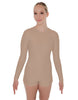 Solid Lycra LS Open Back Biketard