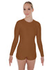 Solid Lycra LS Open Back Biketard