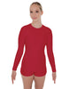 Solid Lycra LS Open Back Biketard