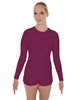 Solid Lycra LS Open Back Biketard