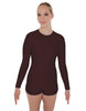 Solid Lycra LS Open Back Biketard