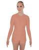 Solid Lycra LS Open Back Biketard