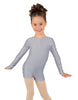 Solid Lycra Long Sleeve Biketard