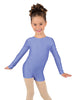 Solid Lycra Long Sleeve Biketard