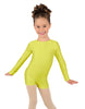 Solid Lycra Long Sleeve Biketard
