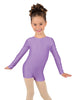Solid Lycra Long Sleeve Biketard