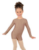 Solid Lycra Long Sleeve Biketard