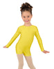 Solid Lycra Long Sleeve Biketard