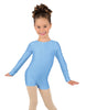 Solid Lycra Long Sleeve Biketard