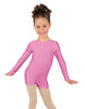 Solid Lycra Long Sleeve Biketard