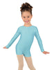Solid Lycra Long Sleeve Biketard