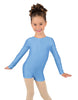 Solid Lycra Long Sleeve Biketard