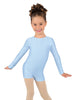 Solid Lycra Long Sleeve Biketard