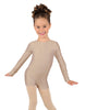 Solid Lycra Long Sleeve Biketard