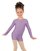 Solid Lycra Long Sleeve Biketard