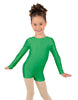 Solid Lycra Long Sleeve Biketard