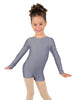 Solid Lycra Long Sleeve Biketard