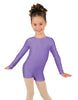 Solid Lycra Long Sleeve Biketard