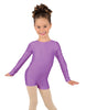 Solid Lycra Long Sleeve Biketard
