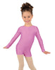 Solid Lycra Long Sleeve Biketard