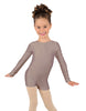 Solid Lycra Long Sleeve Biketard