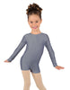Solid Lycra Long Sleeve Biketard