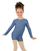 Solid Lycra Long Sleeve Biketard