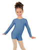 Solid Lycra Long Sleeve Biketard