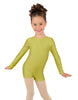 Solid Lycra Long Sleeve Biketard