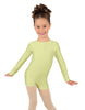 Solid Lycra Long Sleeve Biketard