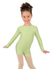 Solid Lycra Long Sleeve Biketard