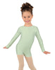 Solid Lycra Long Sleeve Biketard