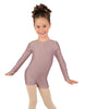 Solid Lycra Long Sleeve Biketard