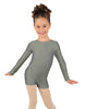 Solid Lycra Long Sleeve Biketard