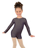 Solid Lycra Long Sleeve Biketard