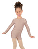 Solid Lycra Long Sleeve Biketard