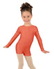 Solid Lycra Long Sleeve Biketard