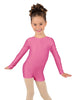 Solid Lycra Long Sleeve Biketard