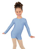 Solid Lycra Long Sleeve Biketard