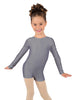 Solid Lycra Long Sleeve Biketard