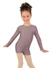 Solid Lycra Long Sleeve Biketard