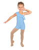 Solid Lycra One Shoulder w Ruffle Biketard