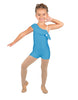 Solid Lycra One Shoulder w Ruffle Biketard