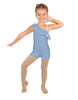 Solid Lycra One Shoulder w Ruffle Biketard