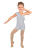 Solid Lycra One Shoulder w Ruffle Biketard