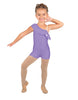 Solid Lycra One Shoulder w Ruffle Biketard