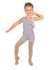 Solid Lycra One Shoulder w Ruffle Biketard