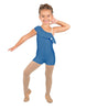Solid Lycra One Shoulder w Ruffle Biketard