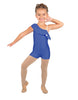 Solid Lycra One Shoulder w Ruffle Biketard